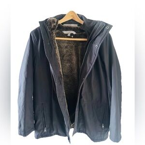 Marc New York Andrew Marc Jacket Men's Faux Fur Coat SZ M Heavy Winter Warm Snow